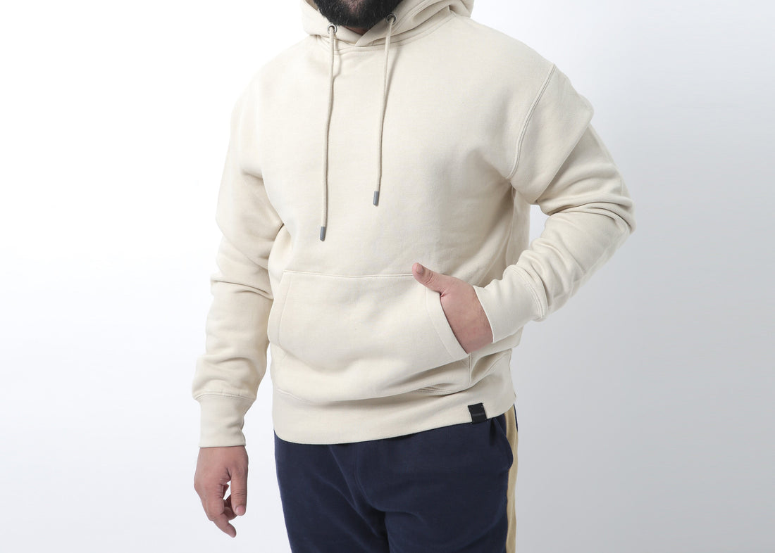 Alo - Beige Basic Hoodie