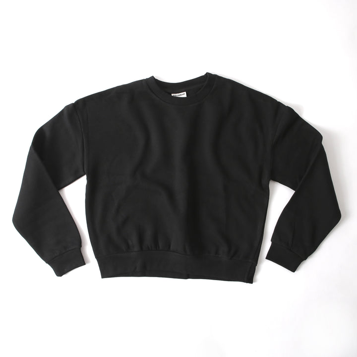 Alo - Black Women Cropped Sweatshirt