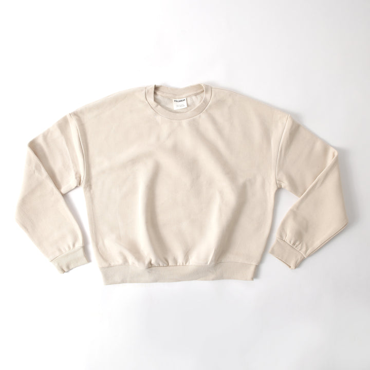 Alo - Beige Women Cropped Sweatshirt