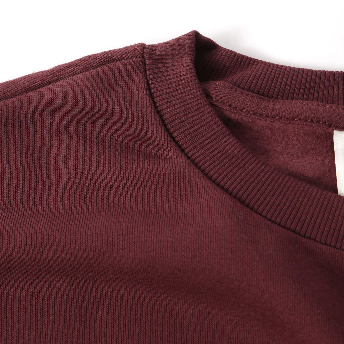 Alo - Maroon Women Cropped Sweatshirt