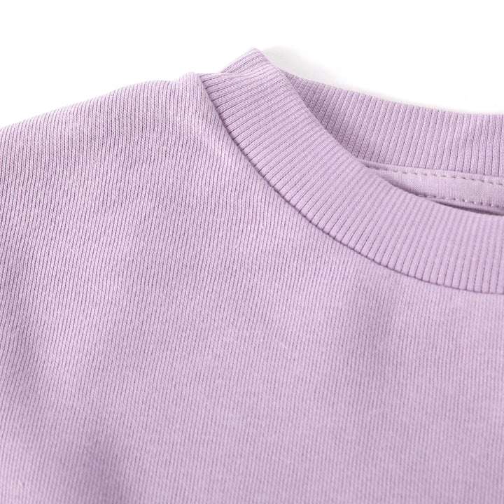 Alo - Light Purple Women Cropped Sweatshirt