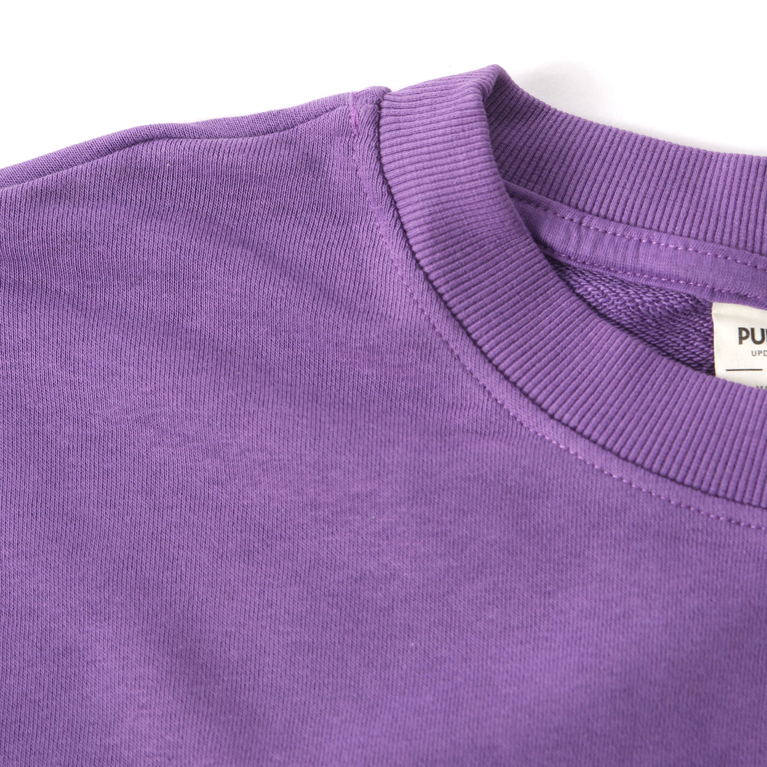 Alo - Purple Women Cropped Sweatshirt