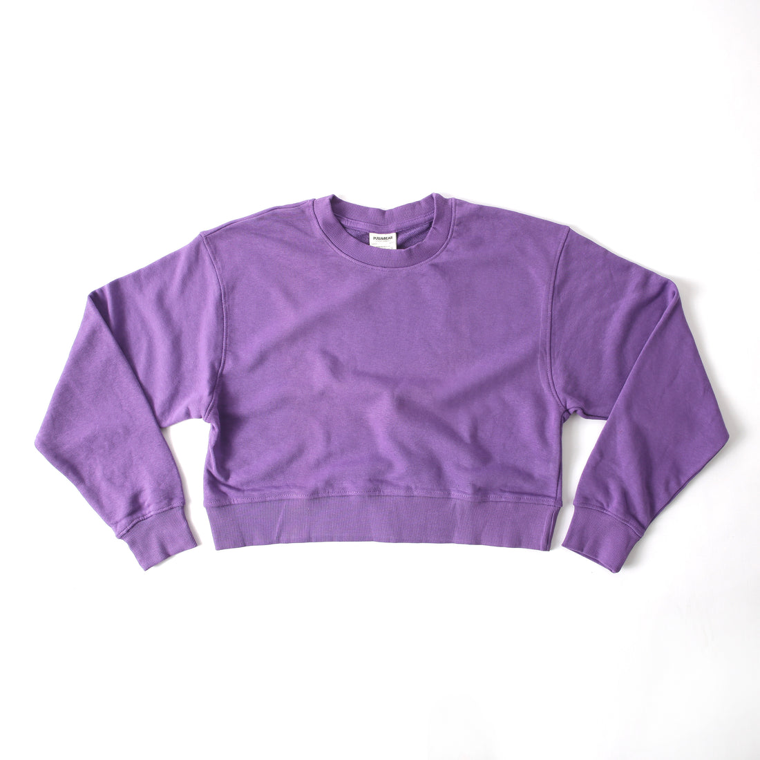 Alo - Purple Women Cropped Sweatshirt