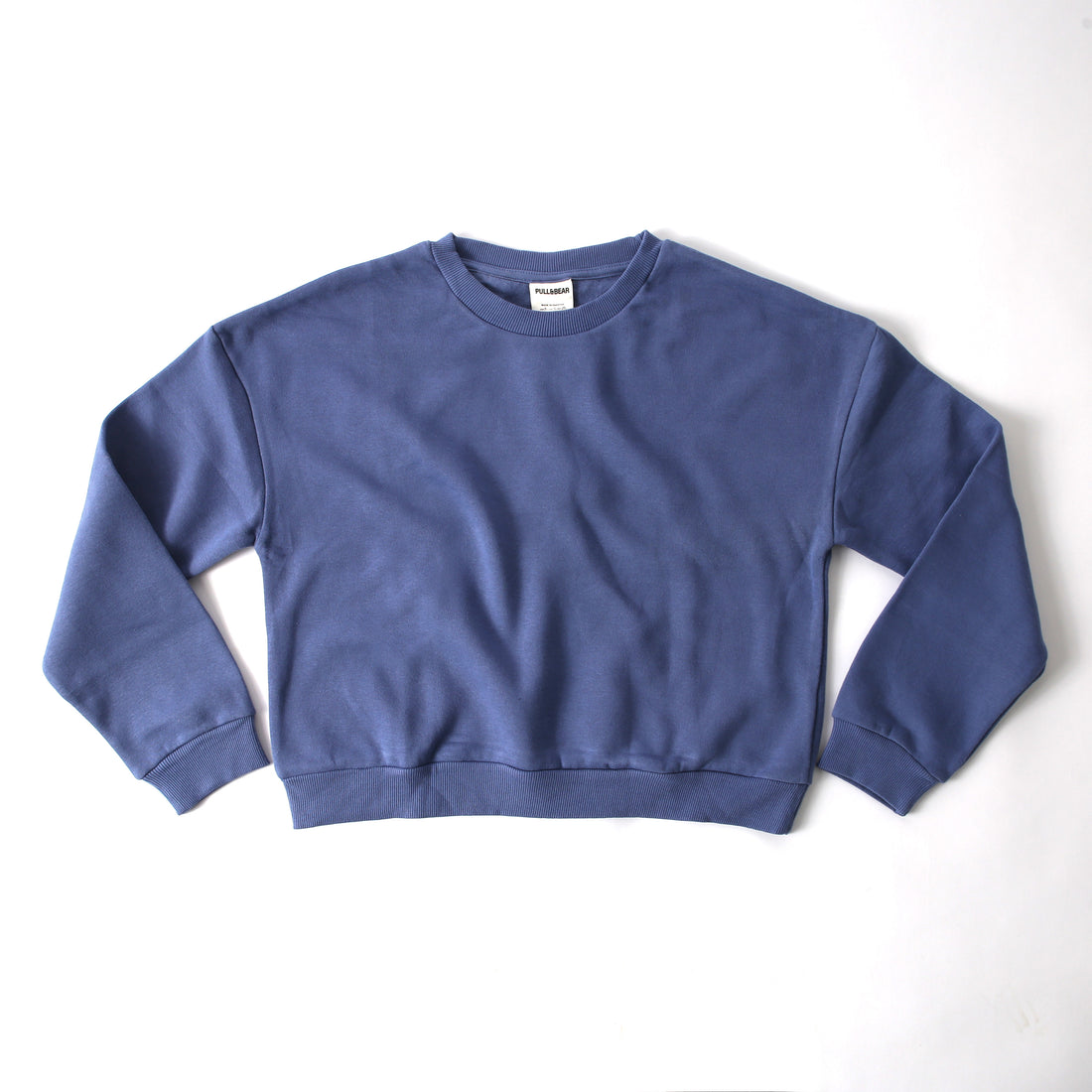 Alo - Blue Women Cropped Sweatshirt